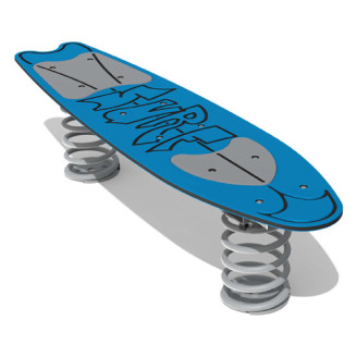 Planche de surf sur ressort pour aire de jeux